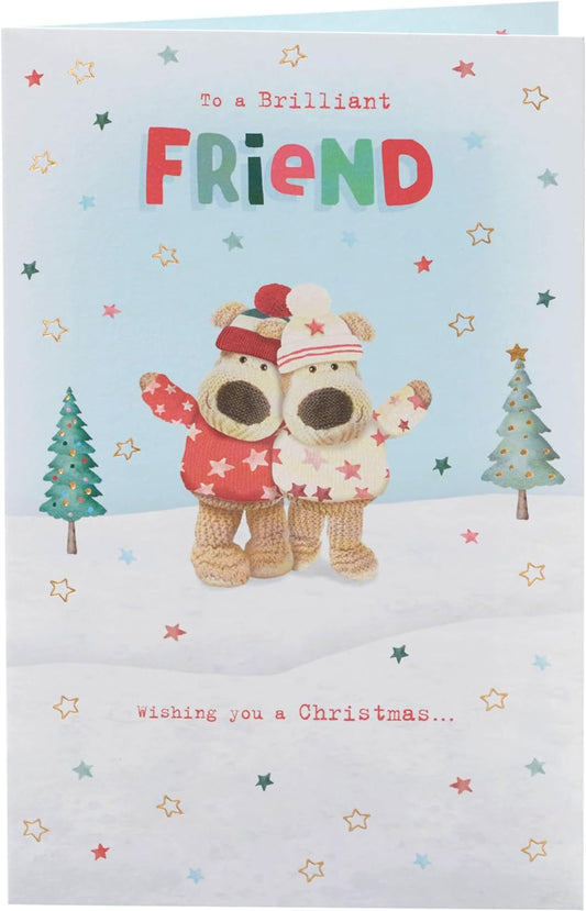 Boofle To An Amazing Brilliant Friend Christmas Card