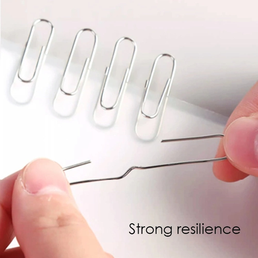 Bulk Pack of 1000 Round End Paper Clips 33mm