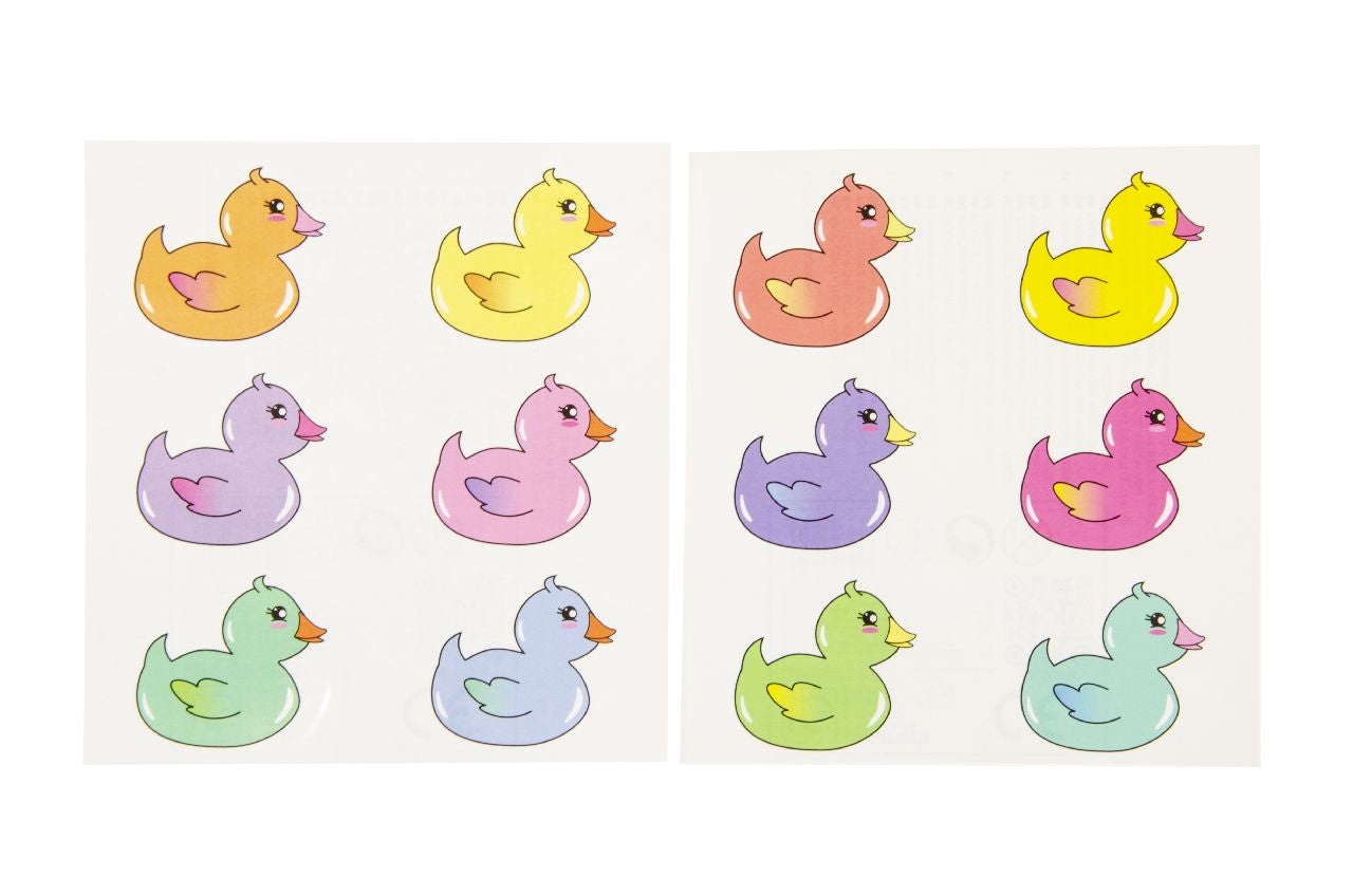 6 Pieces Duckies Tattoos