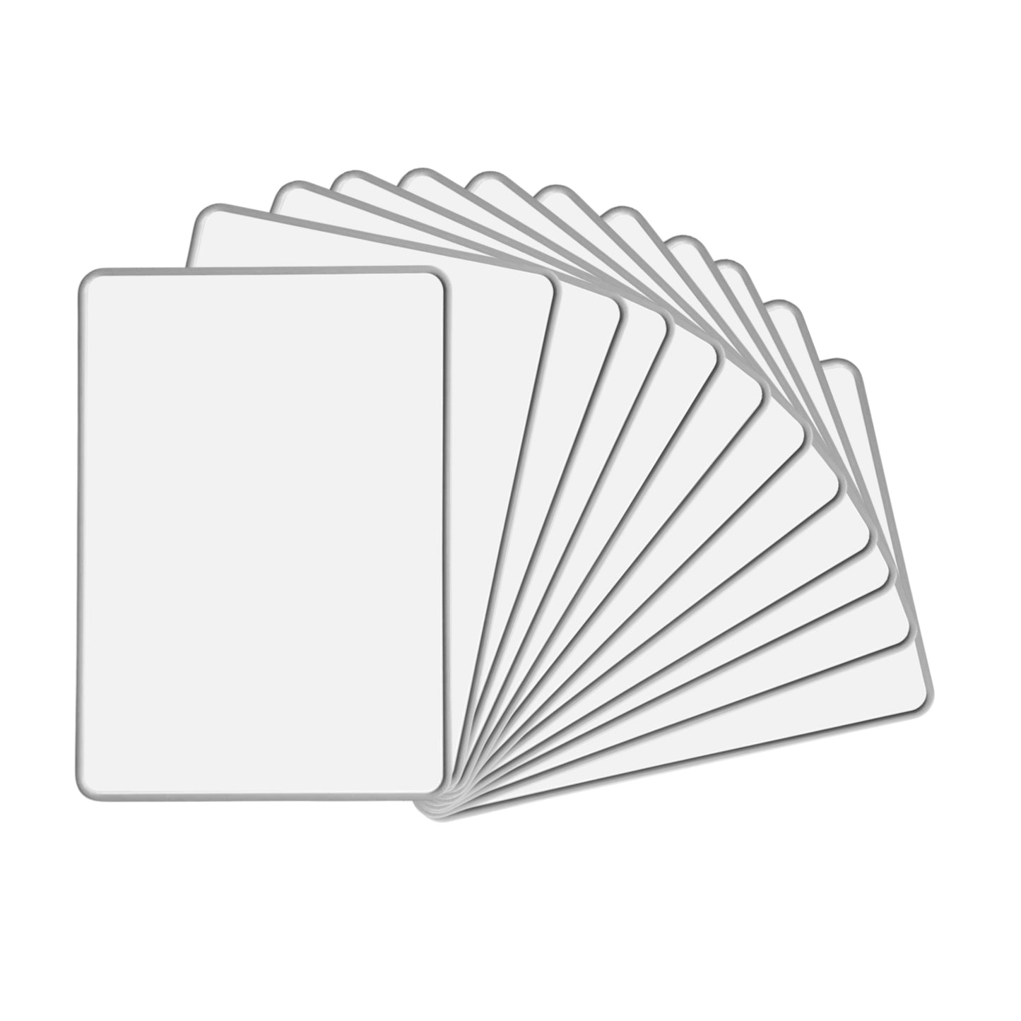 A4 Double Sided Magnetic Erasable MDF Plain Whiteboard With Grey Border