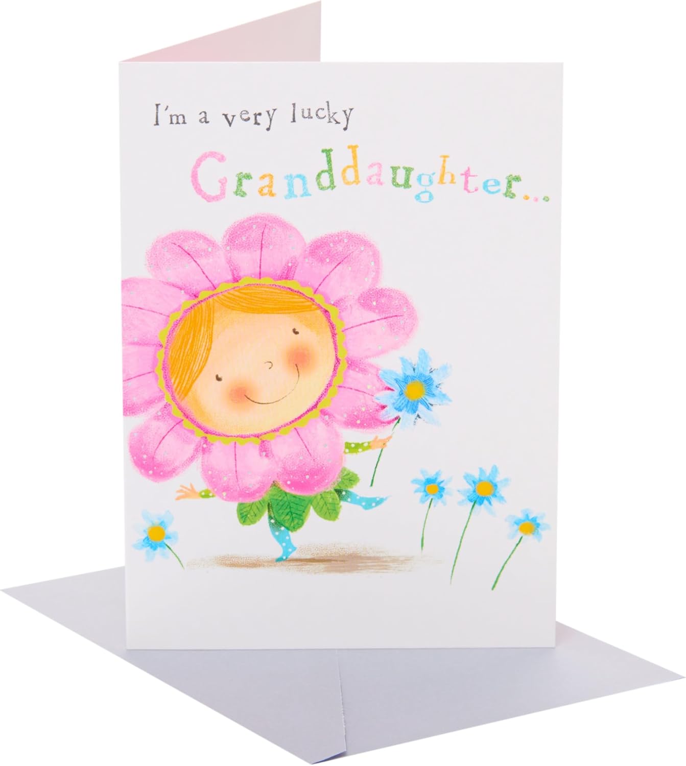 Girl Dressed As A Flower From Granddaughter Mother's Day Card