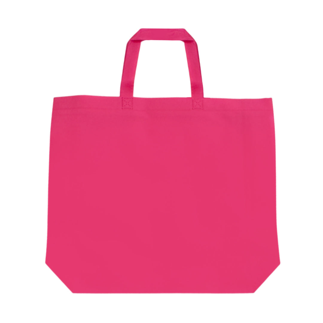 Pack of 50 Pink Coloured 35x25x10cm Non-Woven Bags with Handle