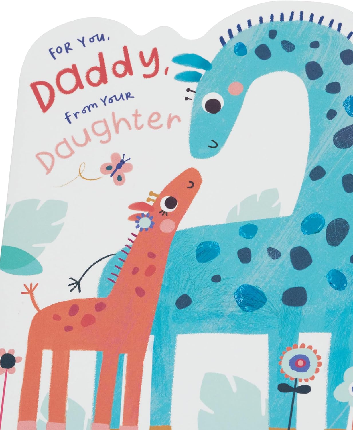 Adorable Design for Daddy from Your Daughter Father's Day Card