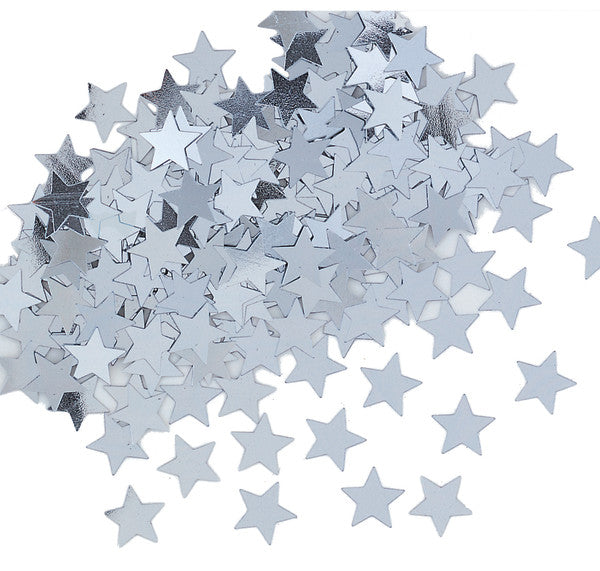 Silver Star Confetti 0.5oz