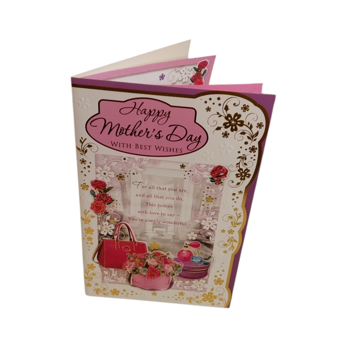 With Best Wishes Happy Mother's Day Card