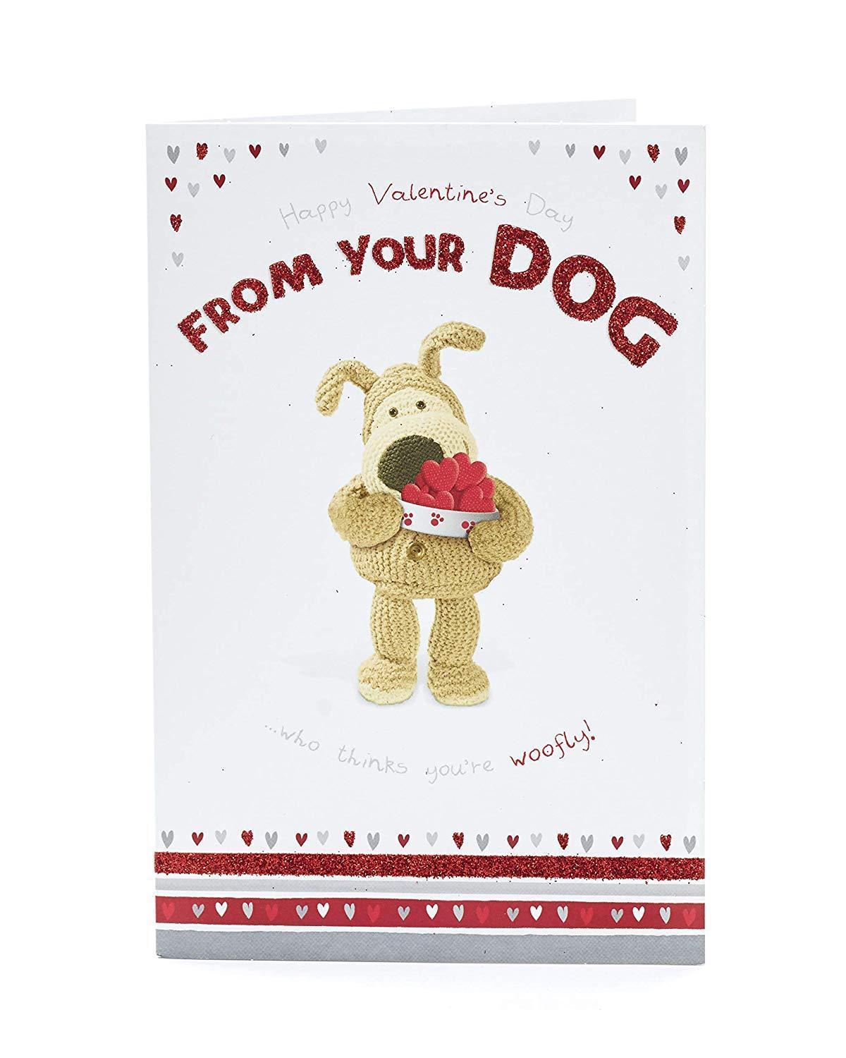 From Your Dog Super Cute Boofle Valentine's Day Card