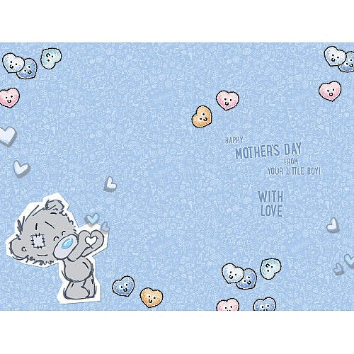 Mummy From Little Boy Dinky Bear Blue Mother's Day Card