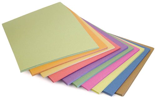 Pack of 100 A4 Assorted Colours Sugar Papers (100gsm)