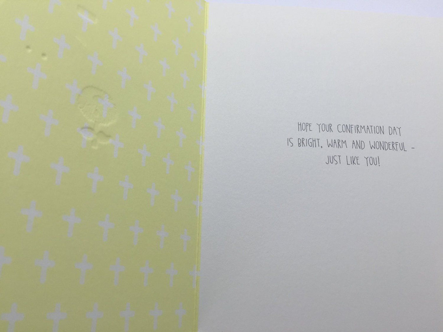 Cute Woof The Dog Confirmation Congratulation Greetin Card Someone very Special