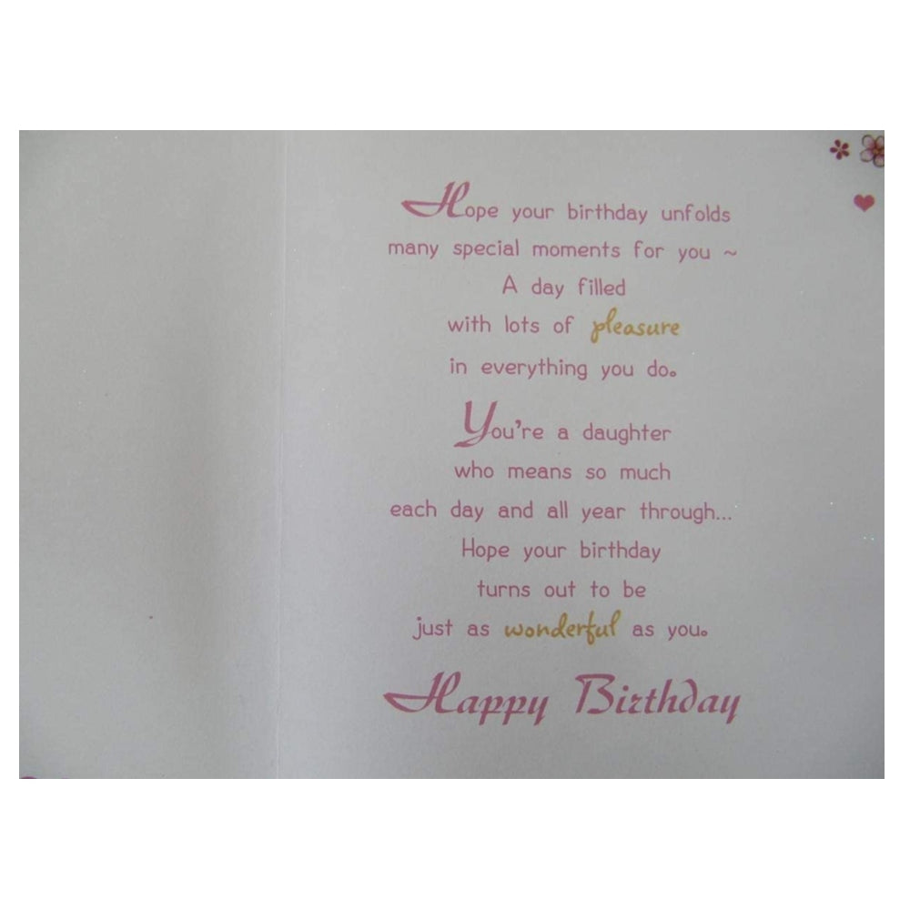 Daughter Cute Birthday Sentimental Verse Card