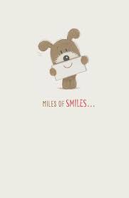 Cute Lots of Woof Miles of Smiles All Occasion Greeting Card 