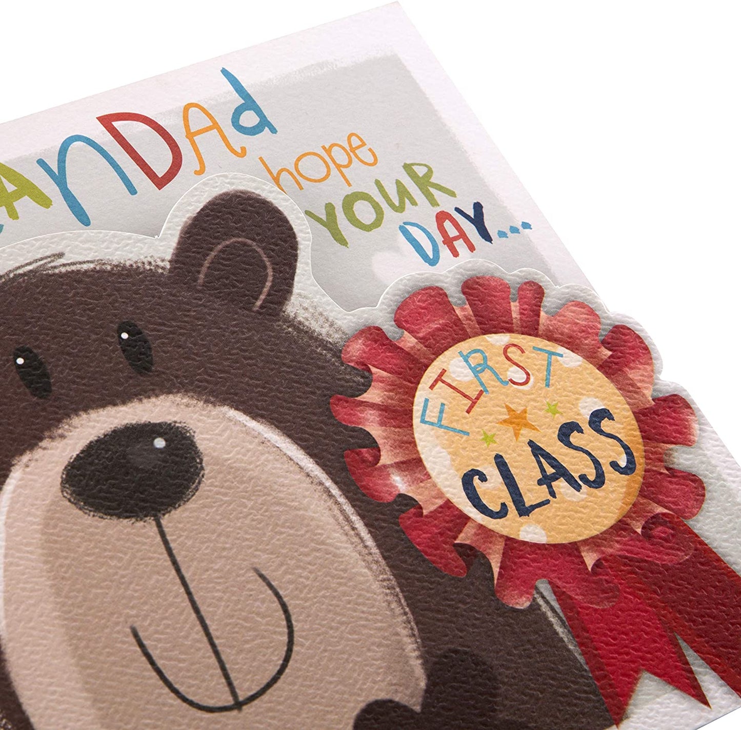 Cute 'All About Gus" Design Grandad Birthday Card