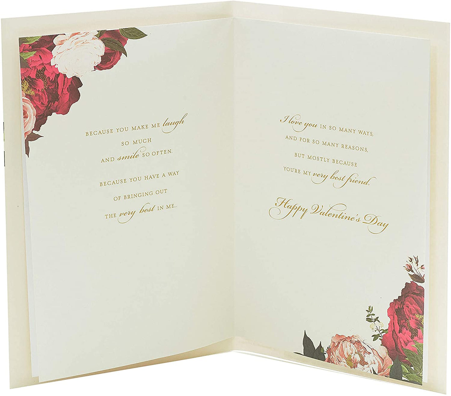 Floral Bouquette Romantic Valentine's Day Card