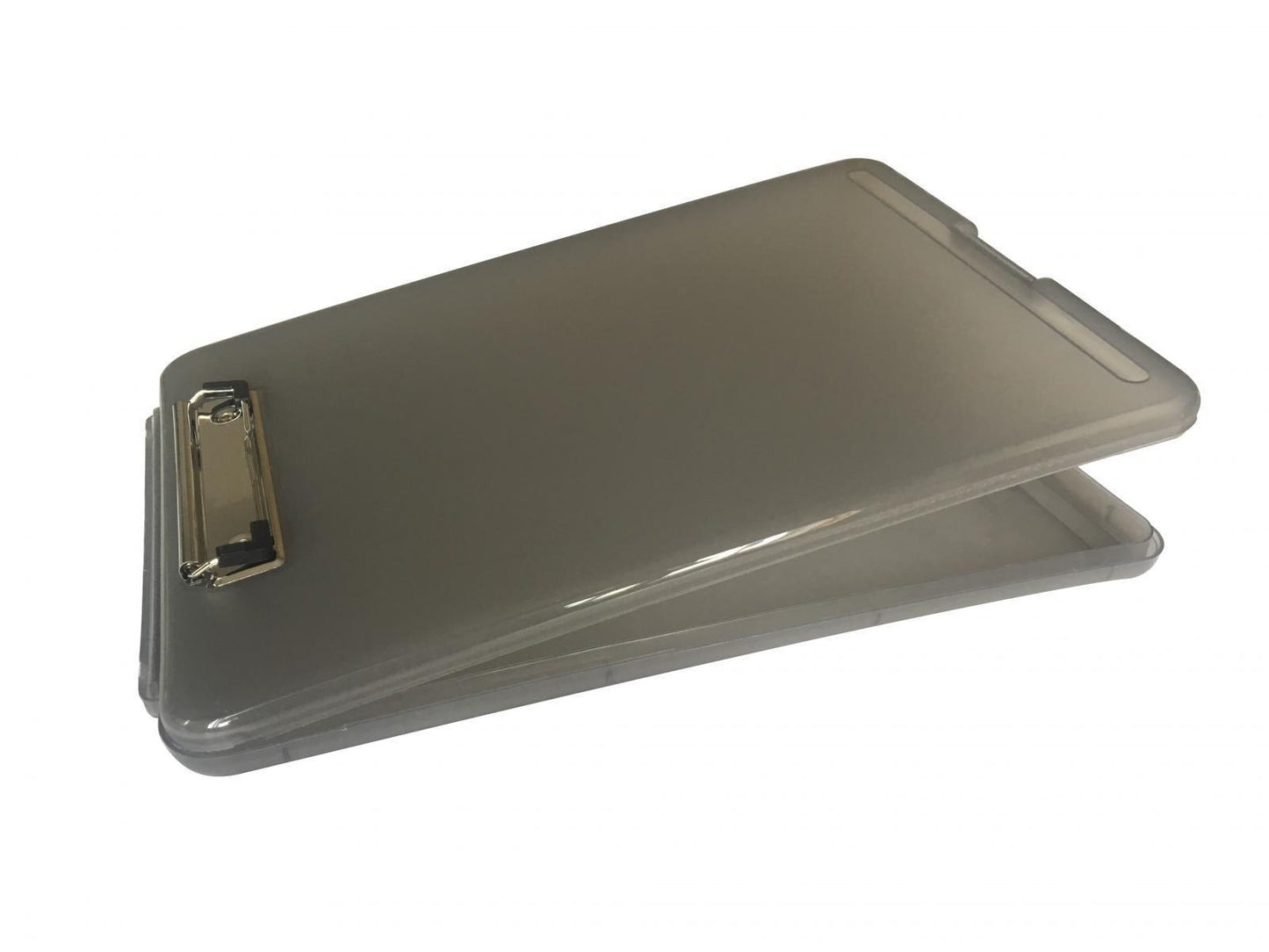 Pack of 2 A4 Black Clipboard Box Files - Storage Filing Case