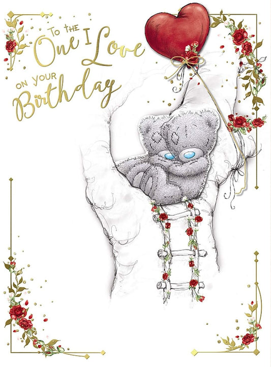 One I Love Birthday Bears In A Tree Boxed Large Greeting Card