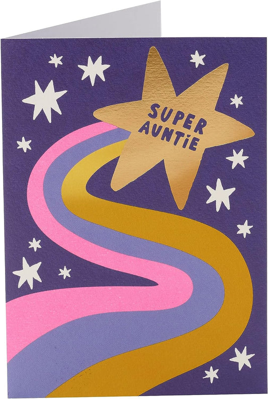 Kindred Super Auntie Birthday Card