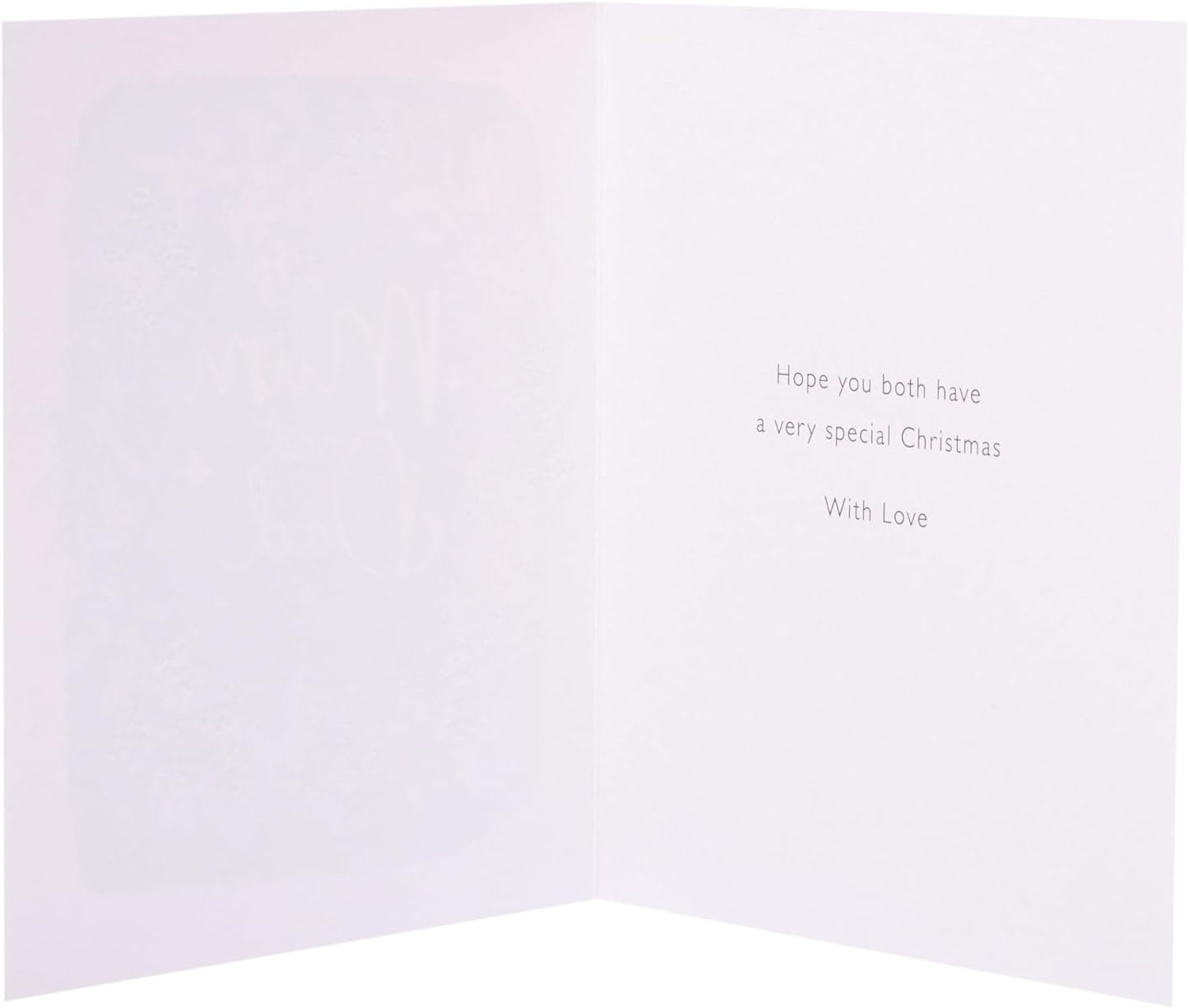 Wreath Design Mum & Dad Christmas Card