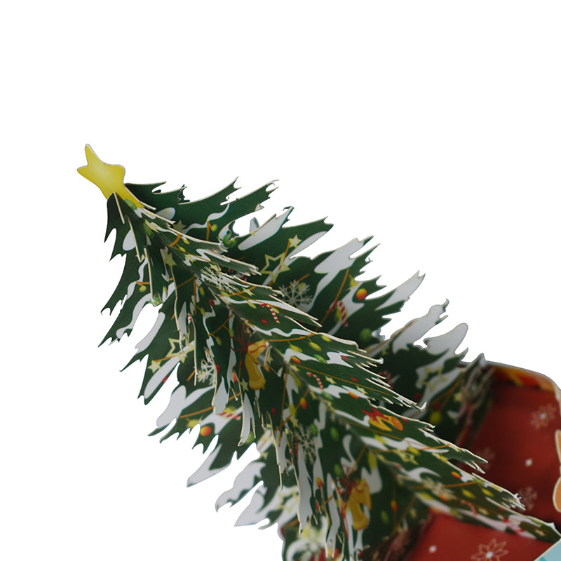 Season’s Centerpiece Xmas Tree 3D Pop Up Christmas Card