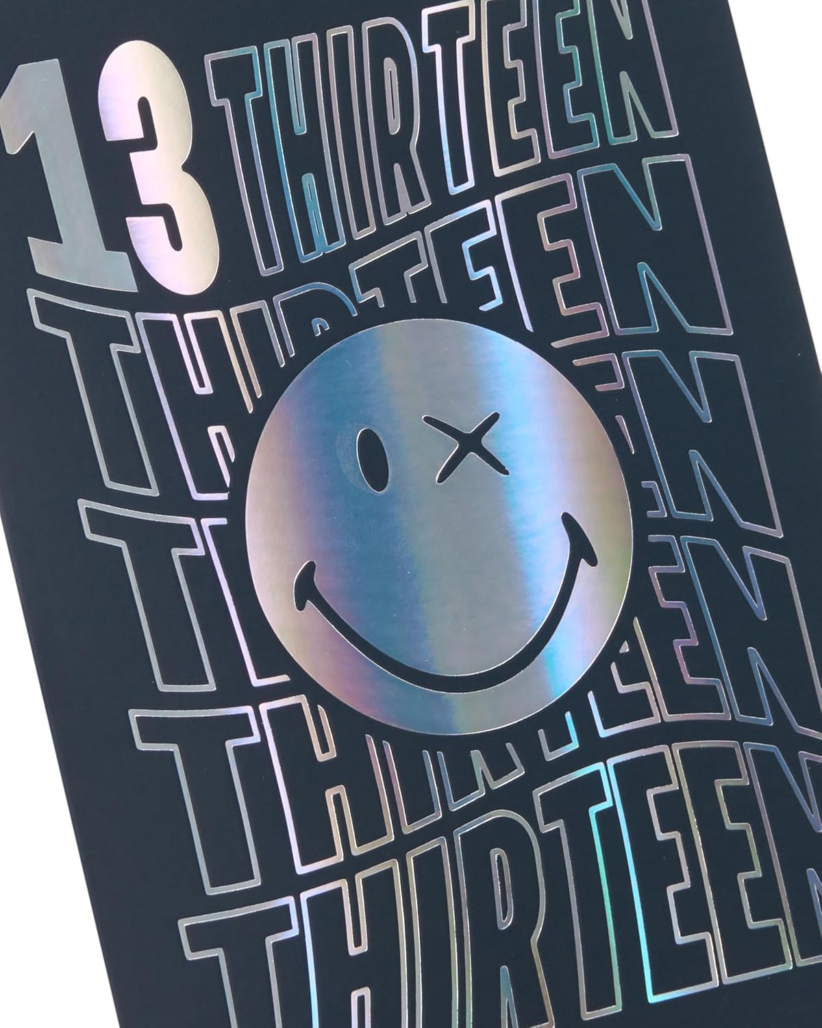 Smiley World 13th Birthday Card