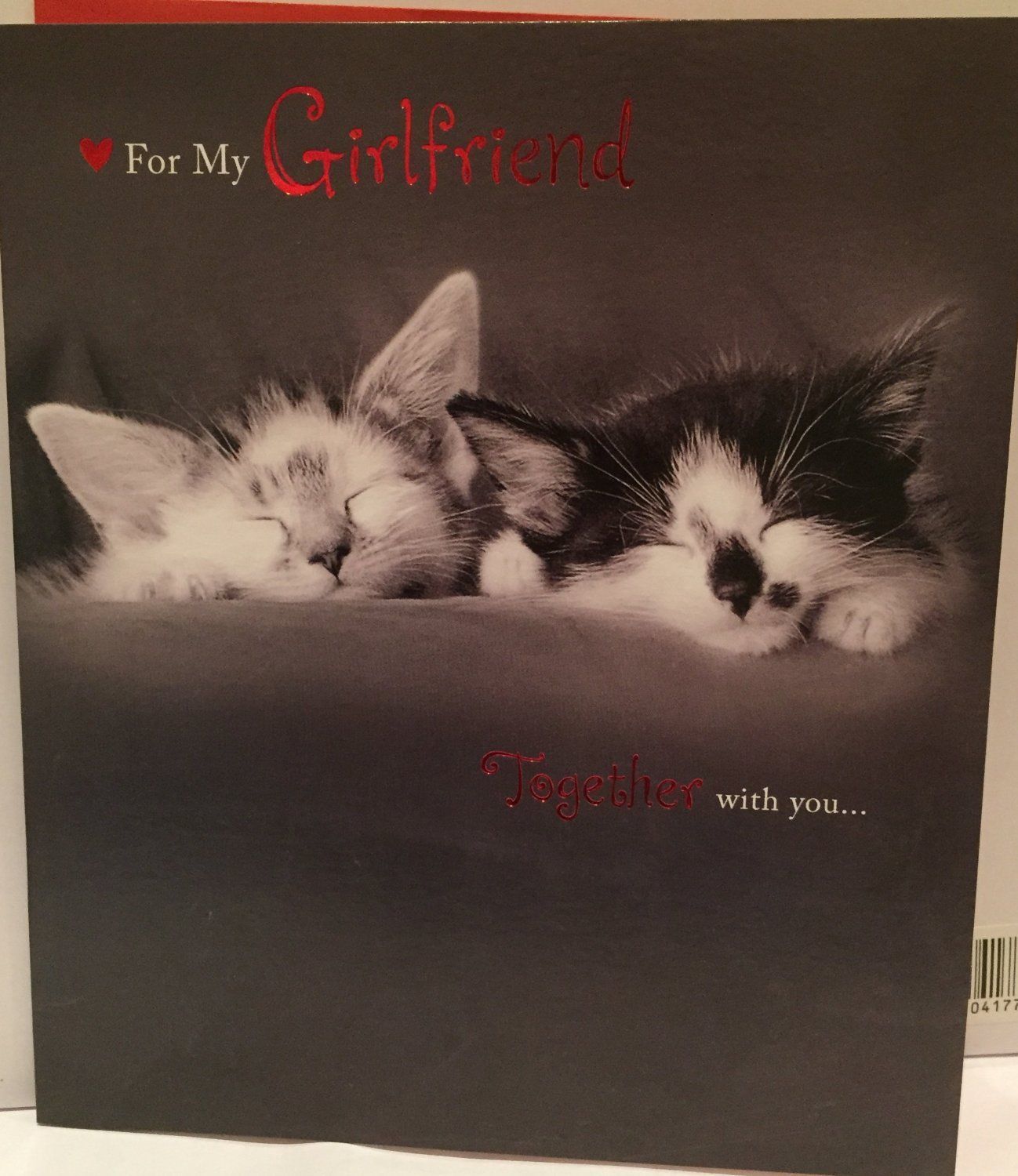 For My Girlfriend Together With You.... On Valentine Day, Valentine's Day Card