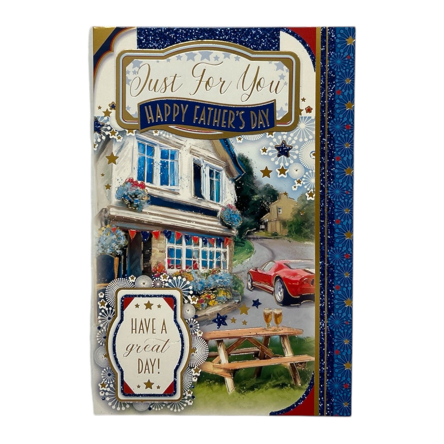 Just For You Beautiful House Design Father's Day Card
