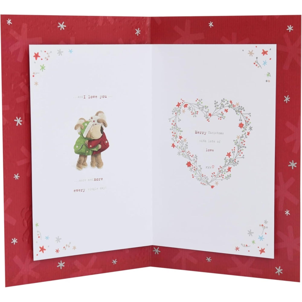 Boofles On Storyboard Fiancée Christmas Card