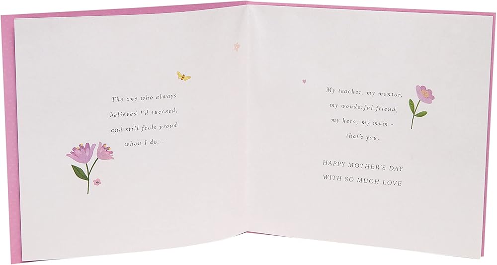 Bold Letter Design Mum Mother's Day Card
