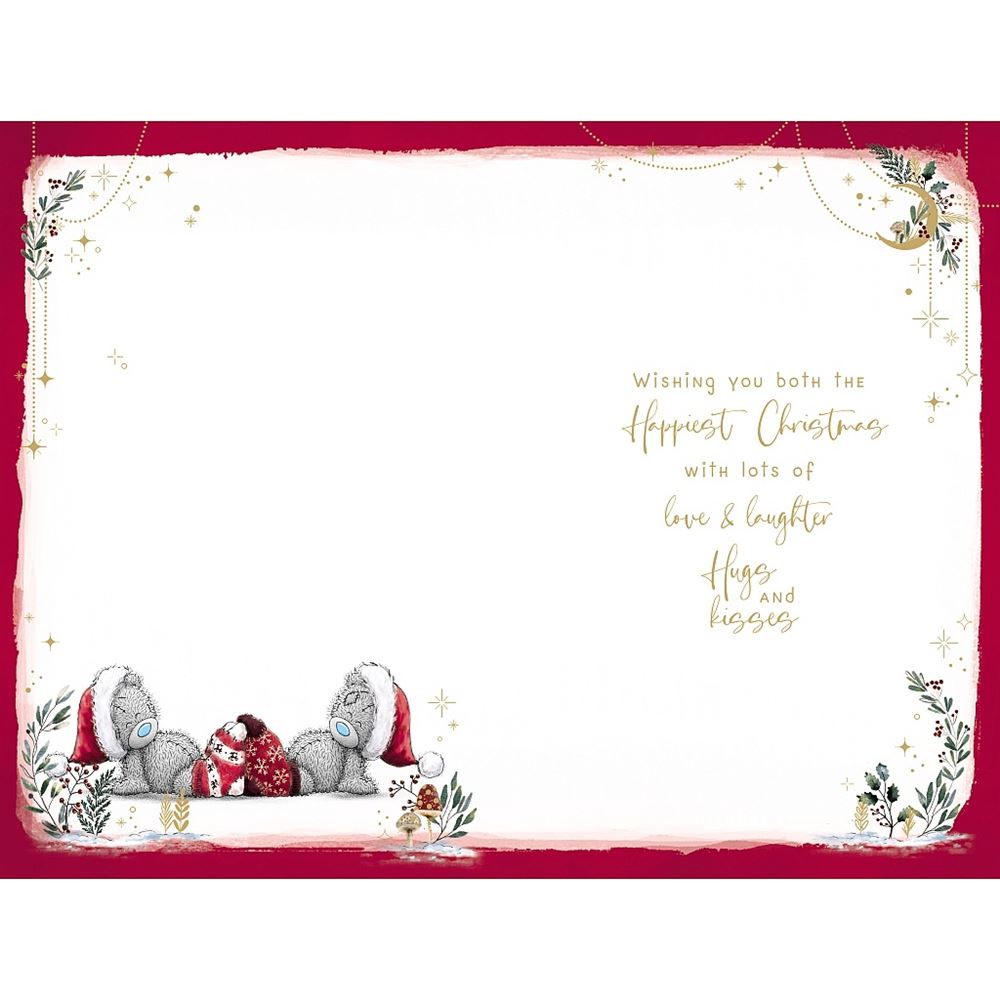 Bears In Xmas Jumpers Nana And Grandad Christmas Card