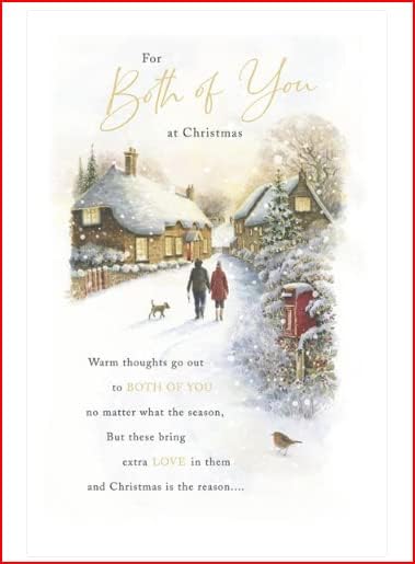 for Both of You Traditional Christmas Card