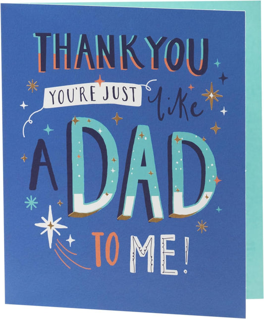 Blue Design Like a Dad Father's Day Card