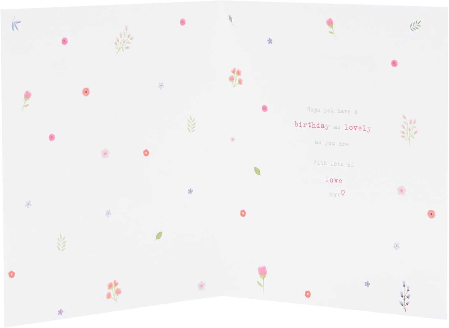 Boofle with Flower Grandma Birthday Card