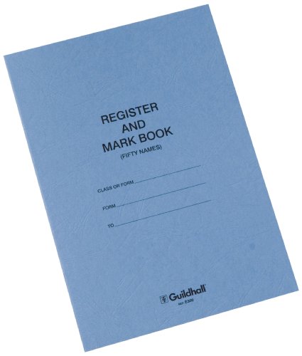 Exacompta Guildhall Register and Mark Book, 298 x 202 mm, 48 Pages - Blue Cover