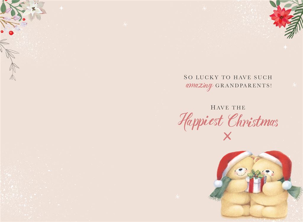 Forever Friends Nana & Grandad Christmas Card