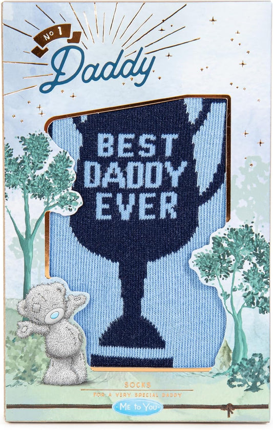 Me to You Tatty Teddy Father's Day 'Best Daddy Ever' Socks