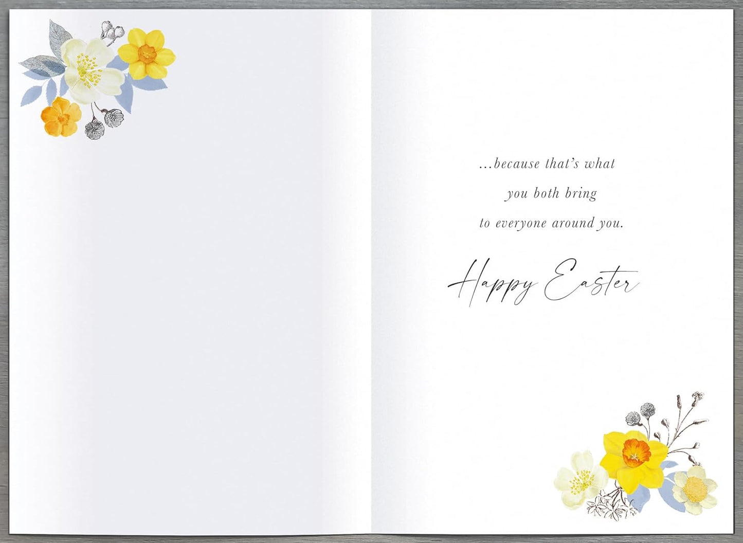RHS For Both Of You Artistic Daffodil Delight Easter Card