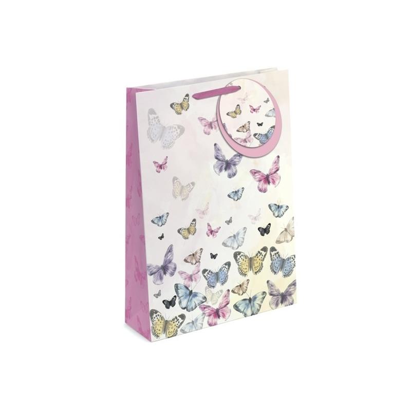 Butterflies Design Large Gift Bag