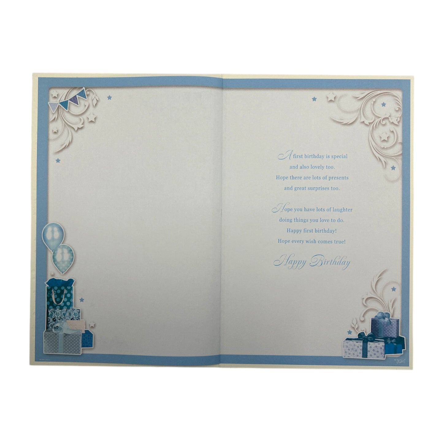 Great Grandson First Birthday Opacity Card