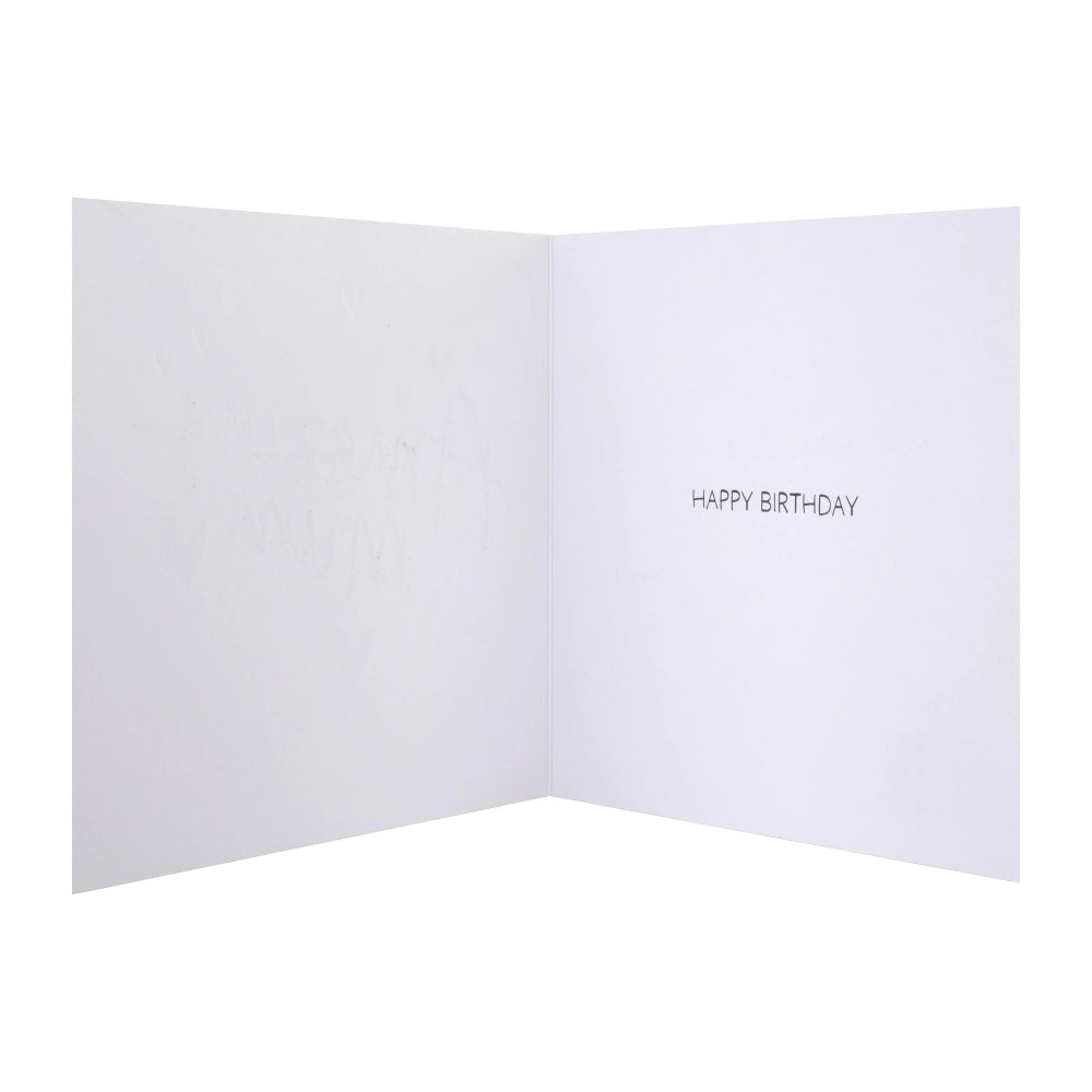 Typography Design Amazing Mum Birthday Card