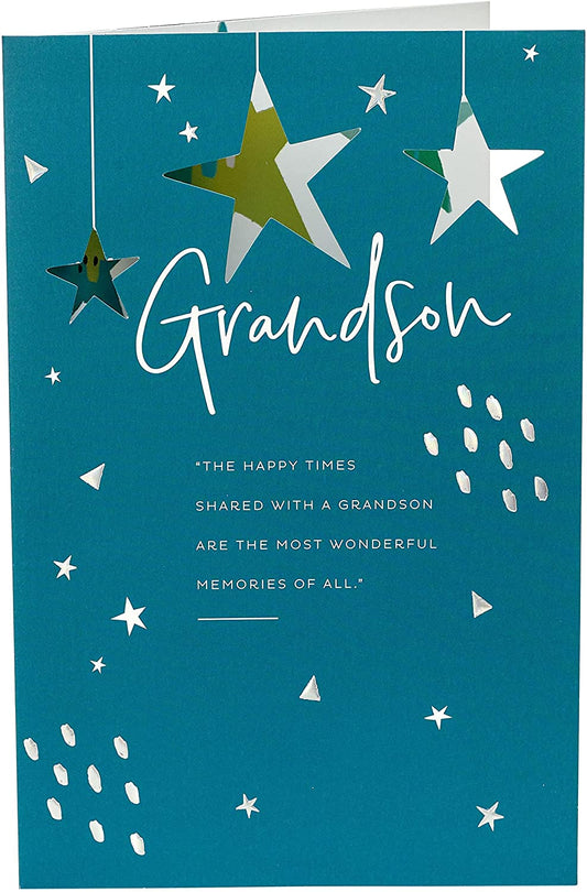 Sentimental Grandson Birthday Card