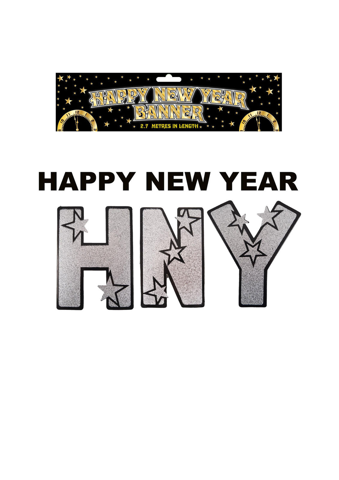 Happy New Year Banner 2.7m