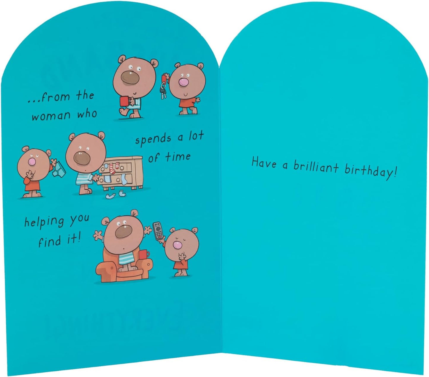 Funny Design Husband Birthday Card