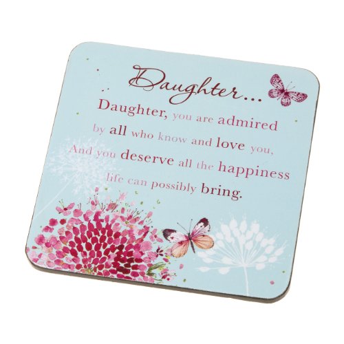 Daughter Sentimental Coaster Birthday, Christmas Act Gift For Her