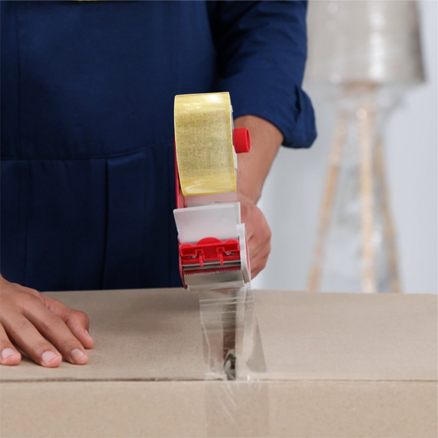 Pack of 12 Clear Packaging Tapes 48mm x 66m (45 Micron)