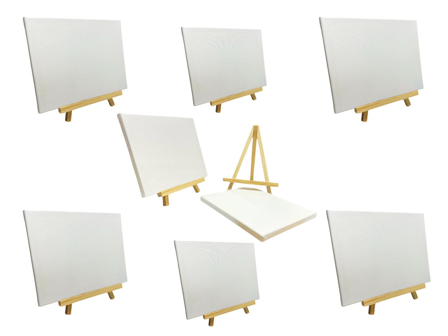 Pack of 48 20x25cm Canvas Easel Set