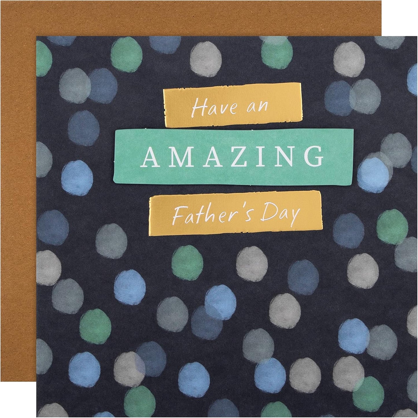 Traditional Patterned Design Father's Day Card