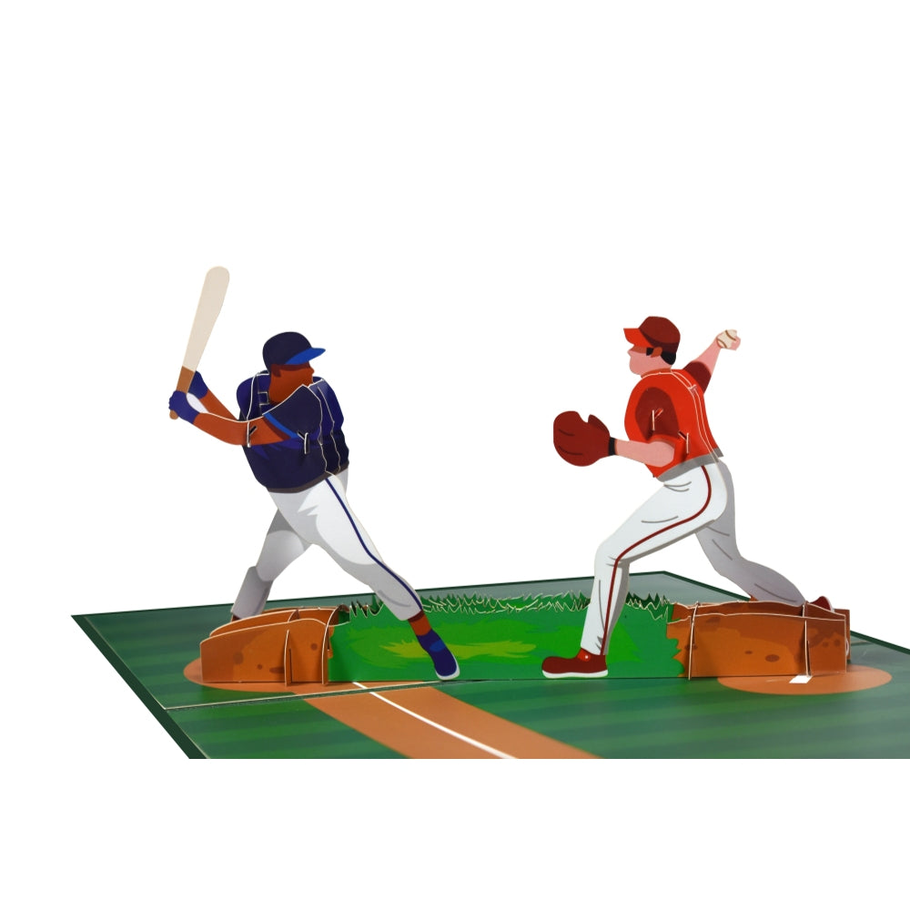 Baseball Field 3D Pop Up Greeting Card