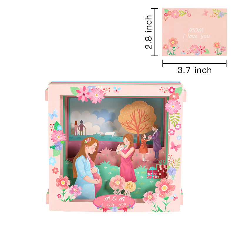 Moments of Motherhood 3D Pop Up Mother's Day Box Card