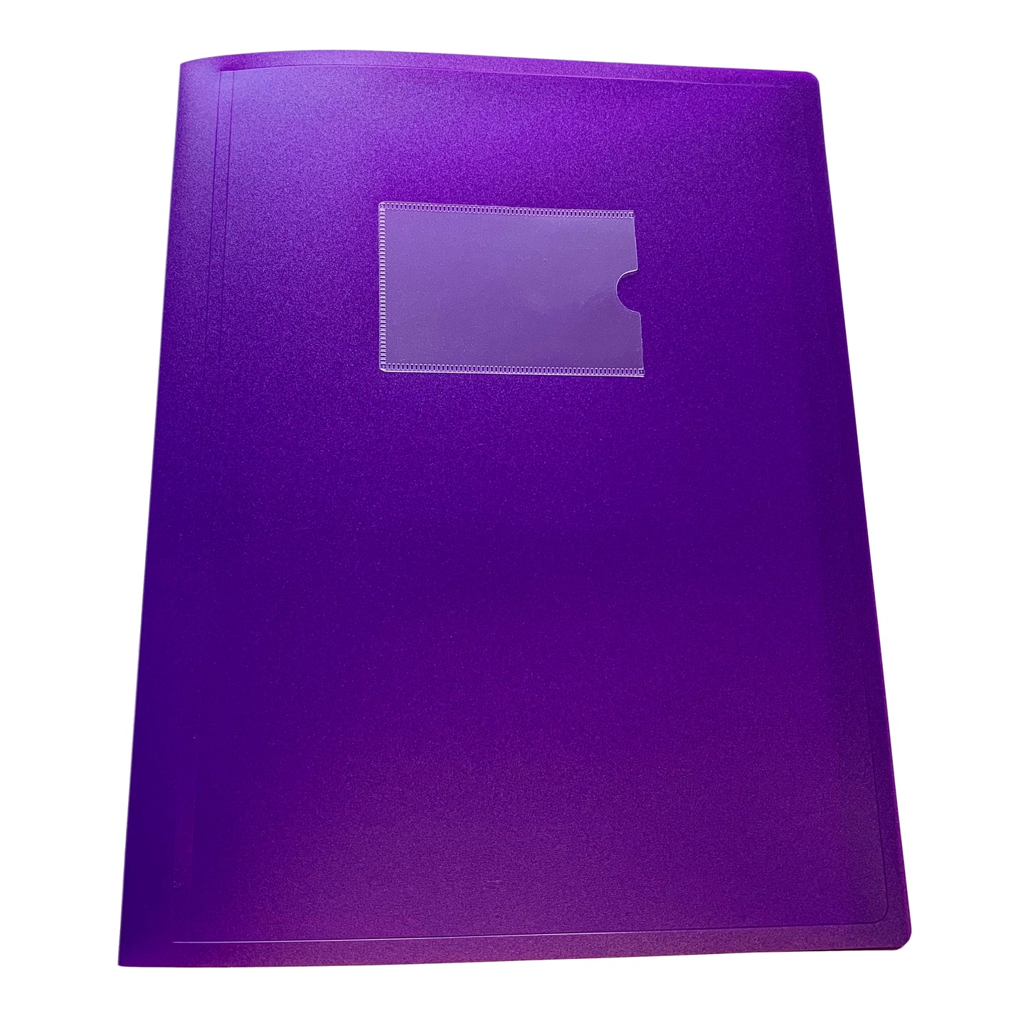 Pack of 10 A4 10 Pocket Purple Flexible Cover Display Books