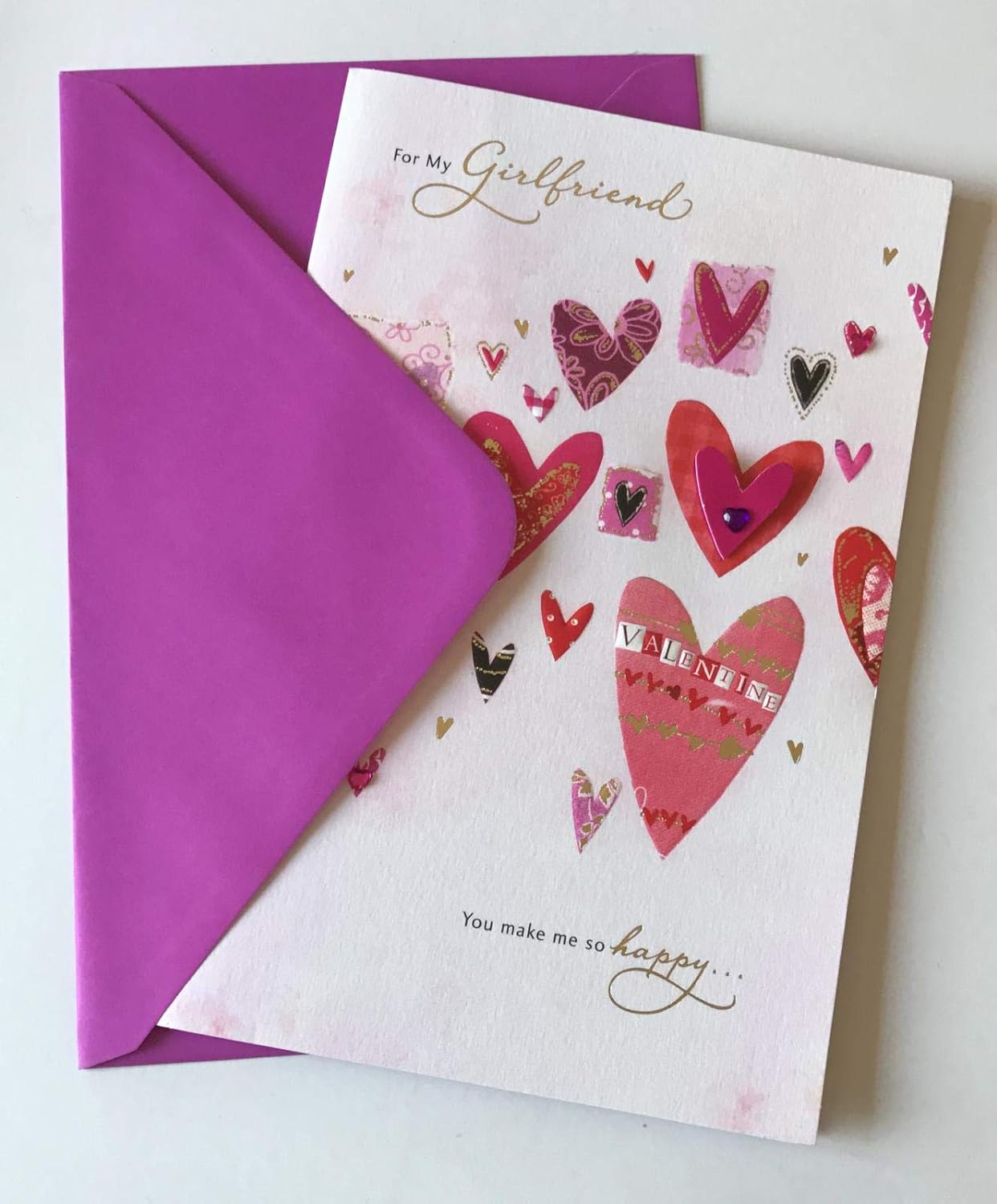 For My Girlfriend Valentine, Valentine's Day Card