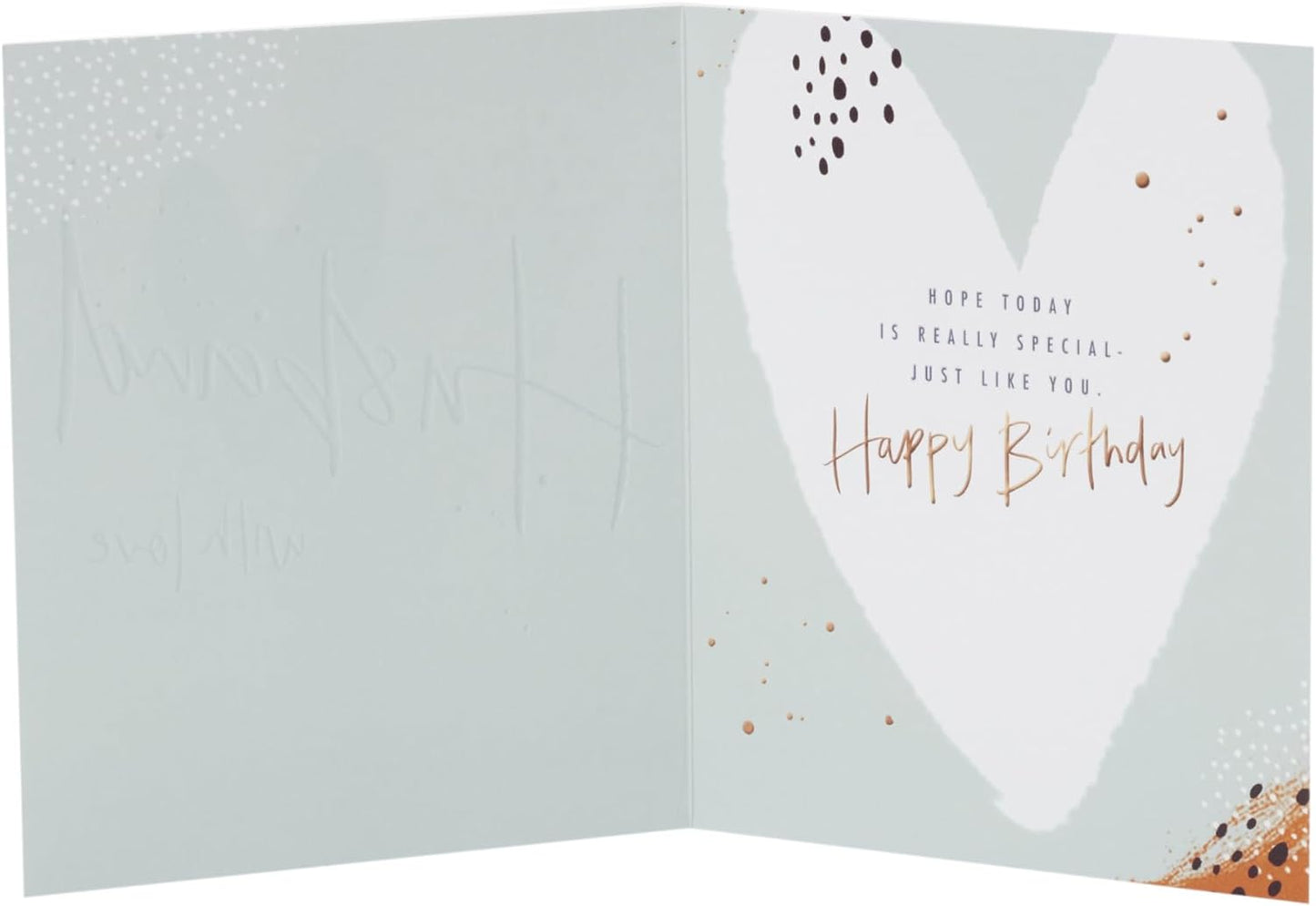 Hearts Design Husband Birthday Card